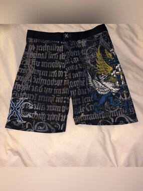Xtreme Couture Men's Black Print Board
Shorts Size 38